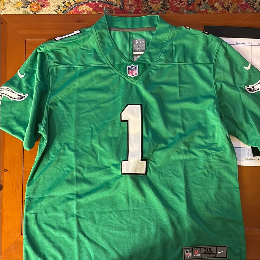 Nike Green Eagles NFL On Field Jersey XL